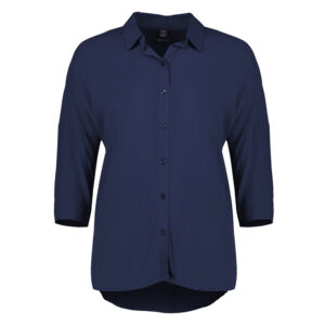 Ladies Staff Three Quarter Sleeve Blouse - NAVY