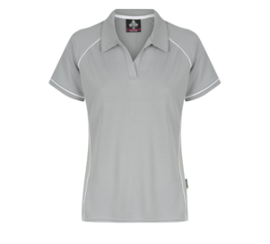 Mindarie SC Ladies Endeavour Polo (Silver/White) - STAFF