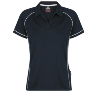 Mindarie SC Ladies Endeavour Polo (Navy/White) - STAFF