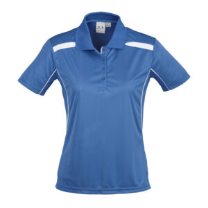 Woodvale SC Ladies Polo (Royal/White) - STAFF