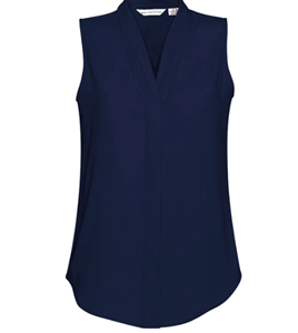 Mindarie SC Ladies Madison Sleeveless Top (Midnight Blue) - STAFF