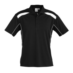 Woodvale SC Men's Polo (Black/White) - STAFF