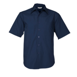 Mindarie SC Mens Metro Short Sleeve Shirt (Navy) - STAFF