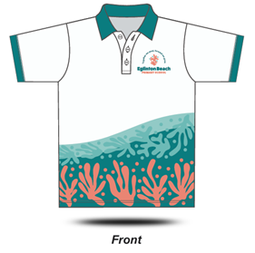 Eglinton Beach PS Sublimated Staff Polo - WHITE