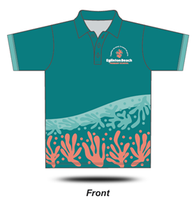 Eglinton Beach PS Sublimated Staff Polo - TEAL